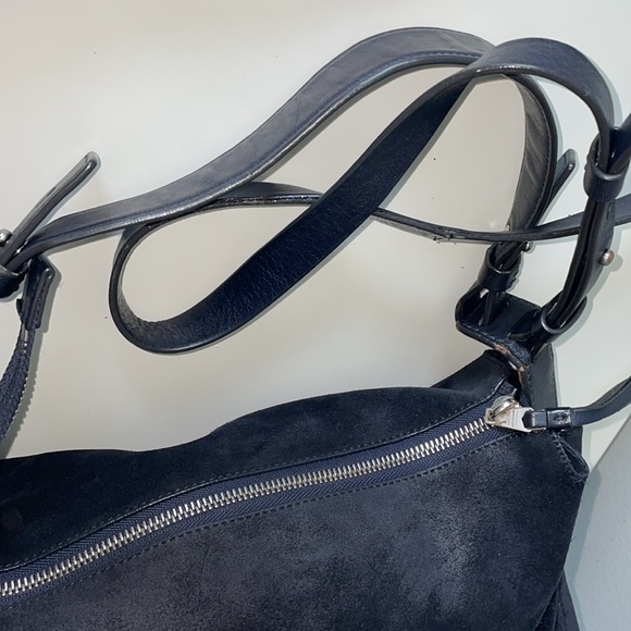 All Saints Mori MD hobo black suede - Picture 7 of 13